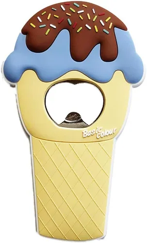 Vista 4 de Imán de refrigerador de silicona para abrebotellas de Coca-Cola de Cerveza, Barman de cocina, Barware de metal, novedad, forma divertida (Cactus)