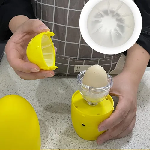 Vista 5 de Golden Egg Maker, agitador eléctrico para huevos dorados duros (amarillo)