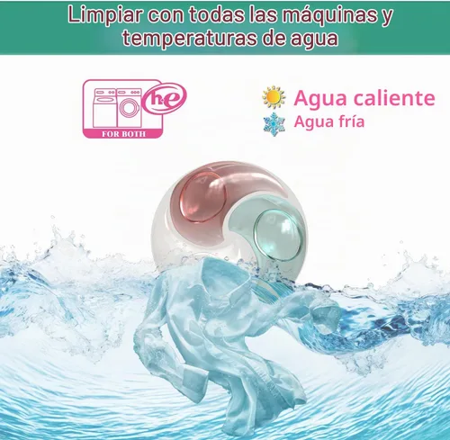 Vista 10 de WBM Cápsulas de detergente para ropa para el hogar, aroma de fragancia primaveral, 32 unidades, cápsulas de lavandería concentradas HE con 10 veces