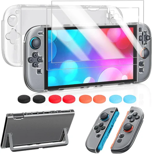 Vista 17 de FYOUNG Protective Case for Nintendo Switch 2 2025, Slim Hard Shell for Switch 2 Accessories, Scratch&Shock Protection Cover with Screen Protector, 8