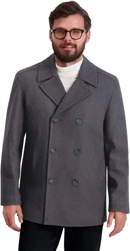 Vista 21 de Nautica Men's Wool Blend Peacoat – Double-Breasted Winter Coat, Regular, Big & Tall Sizes