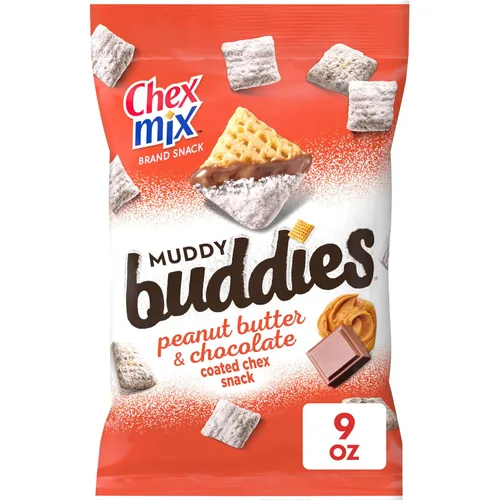 Vista 7 de Chex Mix Muddy Buddies, Mix de aperitivos de galletas OREO y crema, 9 oz