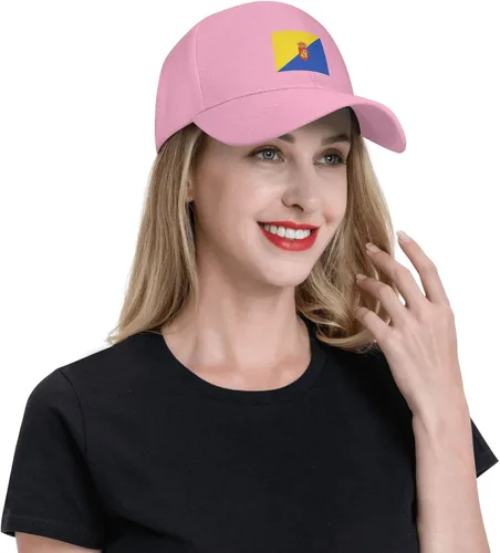 Vista 6 de Flag of Gran Canaria Baseball Cap for Men Women Classic Solid Color Adjustable Dad Hat