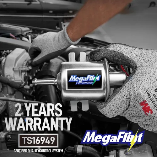 Vista 5 de Megaflint+ - Kit de bomba de combustible eléctrica universal HEP-02 A, 12 V, baja presión