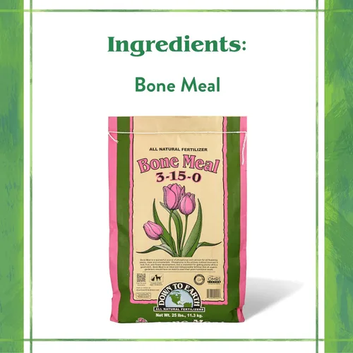 Vista 4 de Down To Earth All Natural Fertilizers Harina de huesos orgánica - Alimento vegetal con alto contenido de fósforo para brotes, bulbos, flores, flores