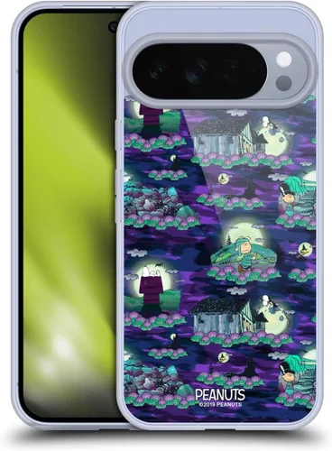 Vista 106 de Head Case Designs Funda de gel Spooktacular con licencia oficial de Peanuts Linus y Snoopy [protección de grado militar] compatible con Google Pixel