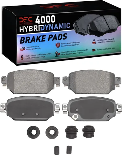 Vista 8 de Dynamic Friction Company Pastillas de freno traseras 4000 HybriDynamic 4000-2042-00
