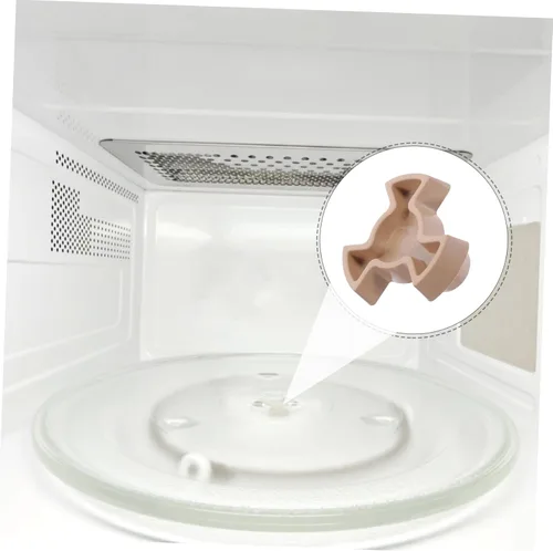 Vista 8 de Unomor 2 piezas de acoplador de placa giratoria para horno de microondas, soporte de eje en forma de Y para bandeja de vidrio, piezas de repuesto