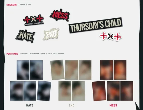 Vista 5 de Big Hit Ent. TXT TOMORROW X TOGETHER - Minisodio 2: 4º álbum infantil del jueves+juego de tarjetas de fotos extra