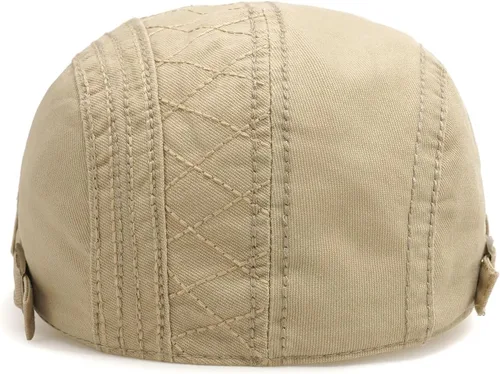 Vista 5 de Initlove Gorra de algodón para hombre, boina de hiedra de algodón para conducir