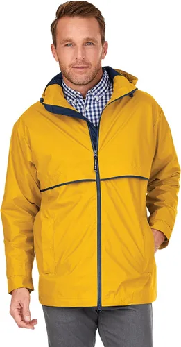 Vista 8 de Charles River New Englander - Chaqueta impermeable para hombre (tallas regulares y extensas)