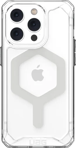 Vista 3 de URBAN ARMOR GEAR UAG - Funda diseñada para iPhone 14 Pro, translúcida y transparente de 6.1 pulgadas, imán integrado compatible con carga MagSafe