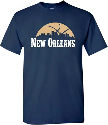 Vista 8 de Xtreme Apparrel Camiseta Team Cityscape Skyline para los fanáticos del baloncesto