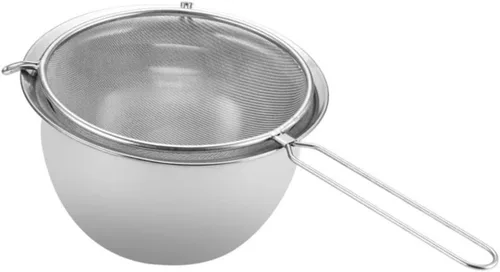 Vista 7 de Cuchara para servir alimentos, coladores finos de cocina, tamiz de harina, tamiz para hornear, colador de malla, colador de té, cuchara para freír