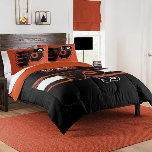 Vista 23 de NORTHWEST, juego de edredón con licencia oficial del equipo Boston Bruins de la NHL – Juego de edredón y funda de almohada de microfibra