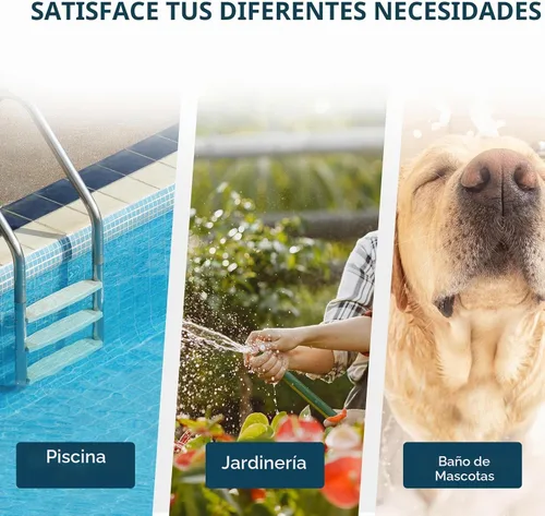 Vista 5 de Crystala - Prefiltro de extremo de manguera de jardín para piscina, jacuzzis, spa, piscina inflable, estanques, reduce en gran medida el mal sabor