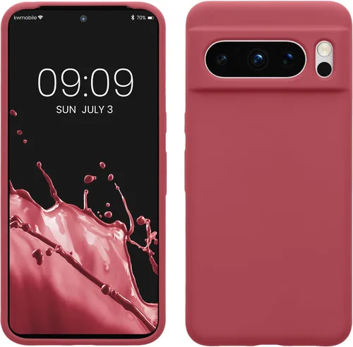 Vista 35 de kwmobile Funda compatible con Google Pixel 7 Pro - Funda de silicona TPU con acabado suave - Piedra antigua