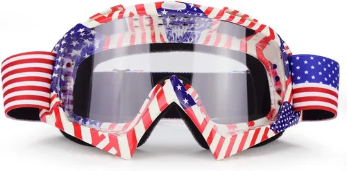 Vista 12 de JAMIEWIN - Gafas de motocross ATV para bicicleta de tierra, motocicleta, UTV MX OTG, gafas para carretera fuera de pista, lentes transparentes anti