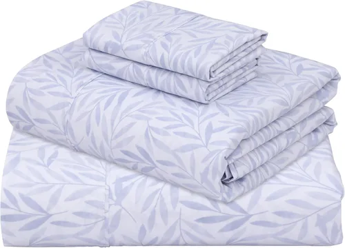 Vista 18 de ZOYER Sábanas de 100 % algodón percal tamaño individual, refrescantes y transpirables, duraderas, con una sensación nítida, suave y cómoda, bolsillo