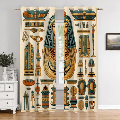 Vista 36 de Cortinas de cocina de hojas de arce otoñales para ventanas, hojas verdes y rojas sobre cenefas opacas negras, tratamientos de ventana de poliéster