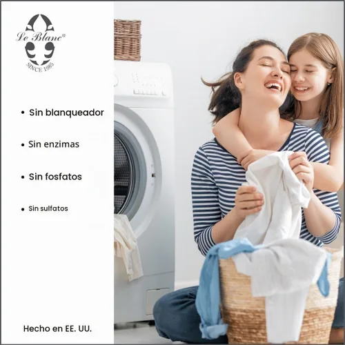 Vista 8 de Le Blanc® Lavado de lino original, 64 onzas líquidas, un paquete
