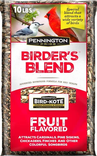 Vista 17 de Pennington - Pride Wild Finch - Mezcla de semillas para pájaros silvestres, 10 libras For outside feeders, special mix for a variety of musical &