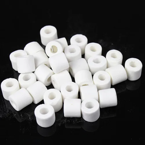 Vista 3 de AQUANEAT Anillos de cerámica bio de 6 libras para acuario, filtro de sumidero de acuario, medios de filtro para tanque de peces Koi Pond Canister
