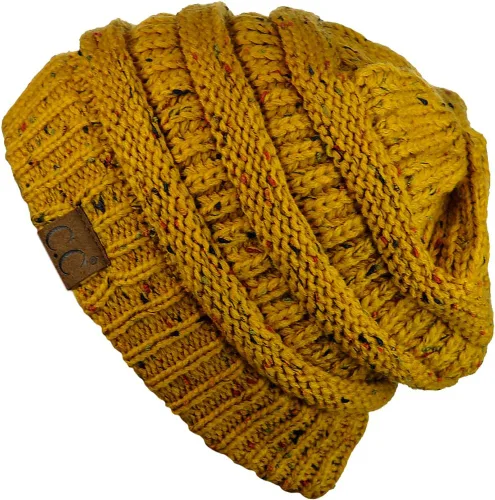 Vista 118 de C.C Trendy Warm Chunky Soft Stretch Cable Knit Beanie