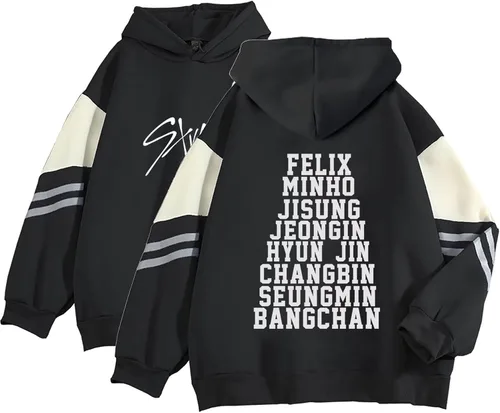 Vista 13 de JUNG KOOK SKZ Hoodie Felix Hyunjin Bangchan New Album Star Concert Sweater Support Sweatshirt Shirt Skz Merch for Women
