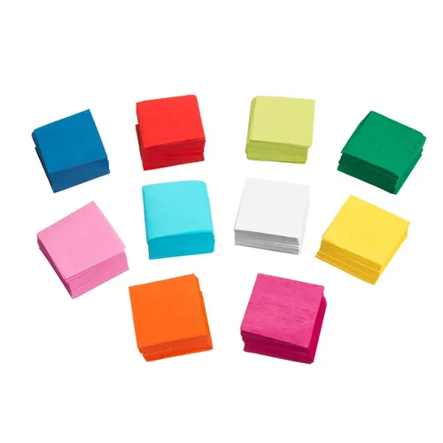 Vista 4 de Colorations® Mini cuadros de tejido – 10 colores, 5,000 piezas