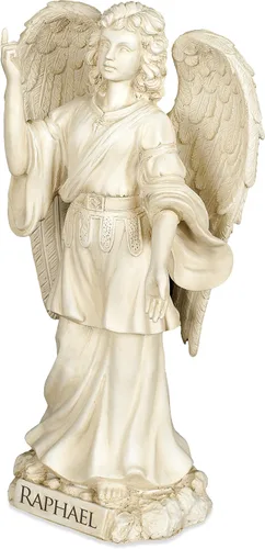 Vista 2 de Angelstar Figura de arcángel, Rafael, 7 pulgadas