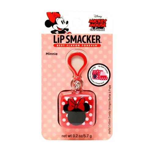 Vista 4 de Lip Smacker Disney Minnie Mouse Cube - Bálsamo labial saborizado, Minnie Joyful Cotton Candy, transparente, para niños