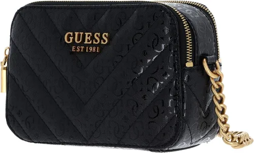 Vista 2 de GUESS Janie Crossbody Cámara, Negro, Negro