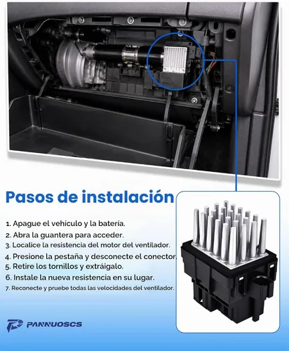 Vista 7 de Resistencia de motor soplador compatible con selectos Chevy Silverado Suburban Tahoe Camaro Equinox/GMC Sierra