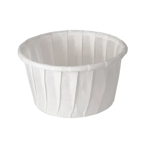 Vista 2 de Solo 125-2050 1.25 oz taza de papel tratado para porciones (caja de 5000)