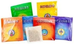 Vista 2 de Zambala Polvo de incienso tibetano natural de alta calidad, sin humo, práctico paquete contiene 30 paquetes pequeños por caja, perfecto