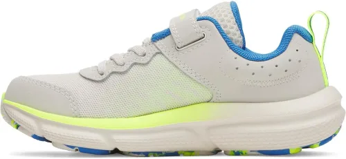 Vista 22 de Under Armour Tenis para correr Assert 10 con cierre alternativo para niños (001) Negro/Blanco/Blanco
