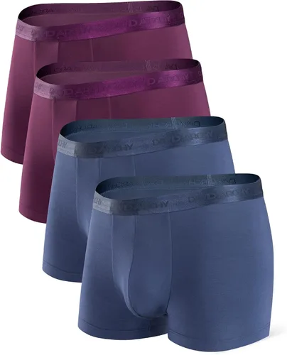 Vista 14 de DAVID ARCHY - Calzoncillos tipo bóxer para hombre (ultra suaves, con soporte, bolsillo, transpirables) en paquete múltiple Negro-a- 6.5
