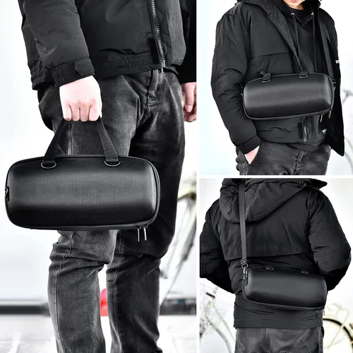 Vista 6 de Funda rígida para JBL Xtreme 3/Extreme 2, portátil, impermeable, inalámbrico, Bluetooth, soporte de almacenamiento de viaje con bolsa de bolsillo