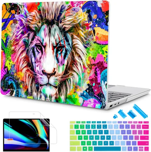 Vista 8 de Tuiklol Funda para portátil Microsoft Surface Go 3/2 / 1 de 12.4 pulgadas, carcasa rígida de plástico con protector de pantalla y cubierta Keyborad