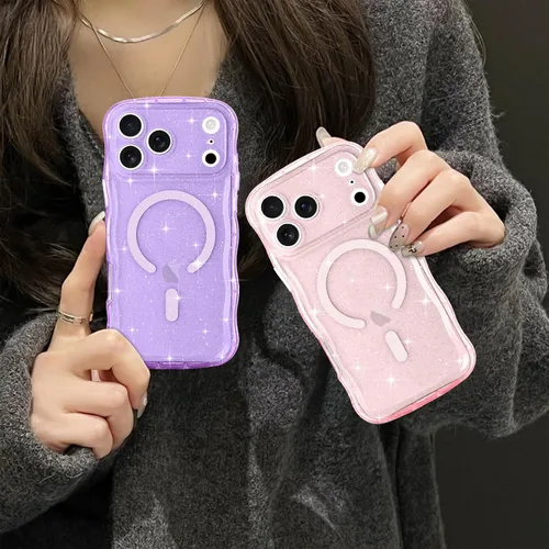 Vista 167 de Pepmune Funda magnética para iPhone 17 Pro Max, color rosa