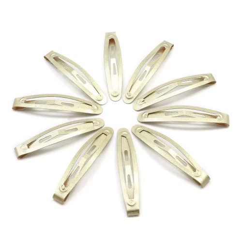 Vista 3 de 20 pinzas para el cabello de 1.8 in/1.77 pulgadas, accesorios para el cabello fino para mujeres (rubio)