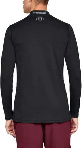 Vista 3 de Under Armour Mens ColdGear Fitted Mock Long-Sleeve T-Shirt