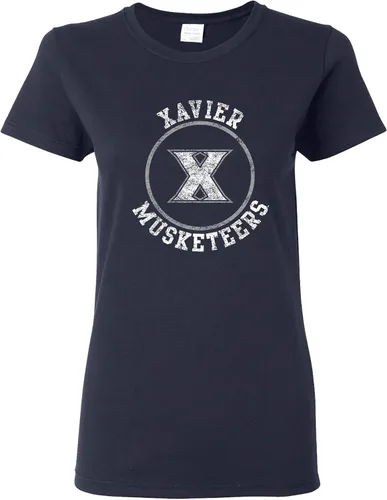 Vista 11 de NCAA - Camiseta para mujer, diseño de círculo envejecido, color del equipo, universidad