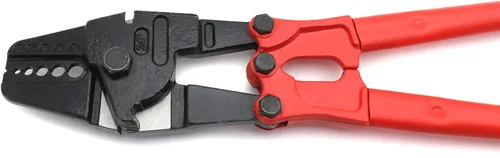Vista 8 de Herramienta de prensado de cuerda de alambre 24" Hand Swager Crimper Compatible con mangas de aluminio de cobre de 1/16"- 3/16