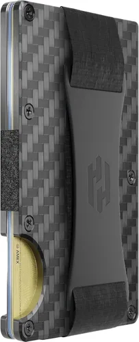 Vista 13 de Hayvenhurst Cartera para hombre – Cartera para hombre de diseño reinventado – Funda delgada, minimalista y sin costuras, bloquea escáneres RFID