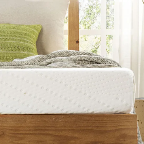 Vista 5 de Best Price Colchón de Espuma Viscoelástica de Té Verde para Niños y Adultos, Firmeza Media, Tamaño Completo de 5 Pulgadas, Bed-in-A-Box