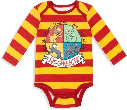 Vista 7 de Harry Potter Paquete de 5 mamelucos de manga larga Hogwarts