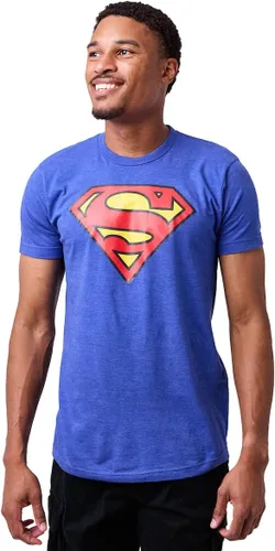 Vista 2 de Bioworld Superman Batman & Supermans Logos - Paquete de 2 camisetas para hombre