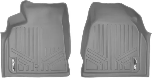 Vista 45 de SMARTLINER Juego de alfombrillas de piso de 2 filas compatibles con Chevrolet Traverse 2011-2017